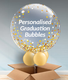 Personalised Graduation Bubble Balloon in a Box | Party Save Smile